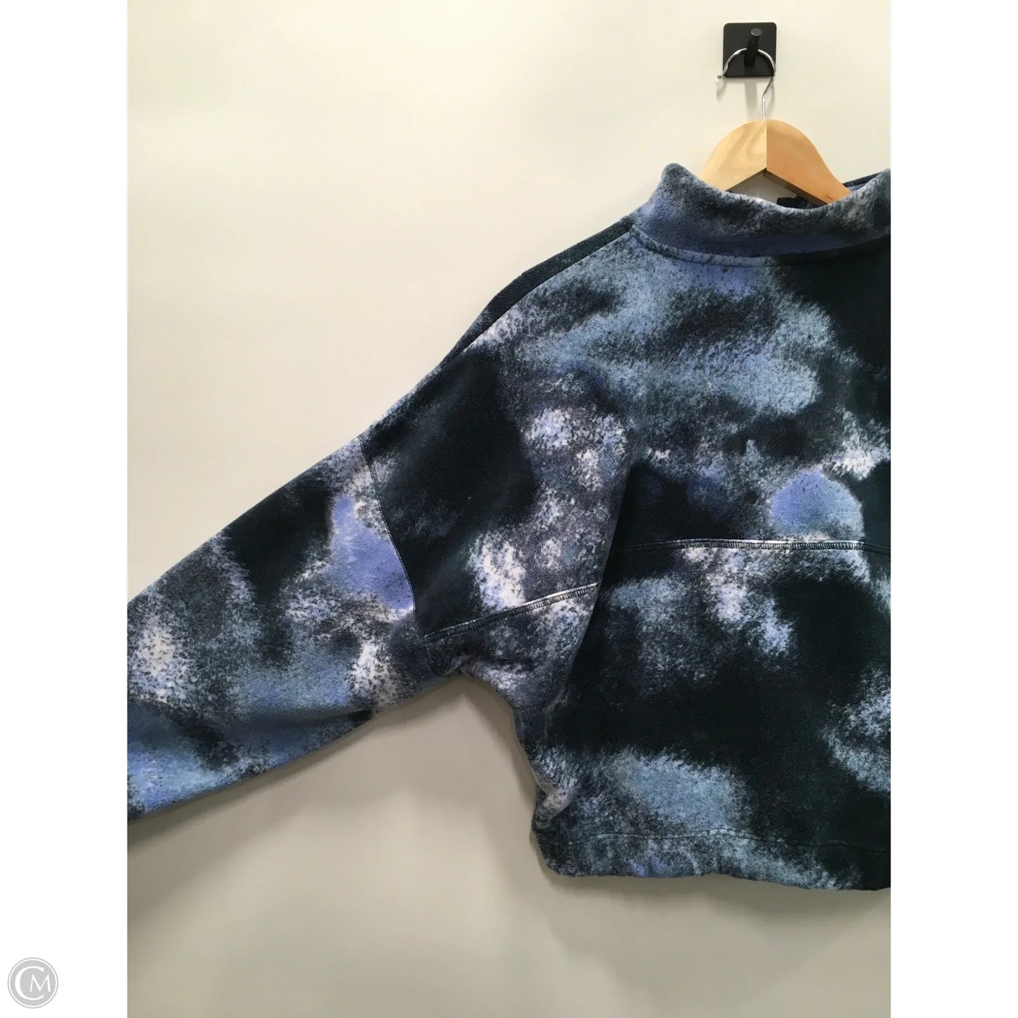 Athletic Sweatshirt Collar By Nike In Blue, Size: Xs