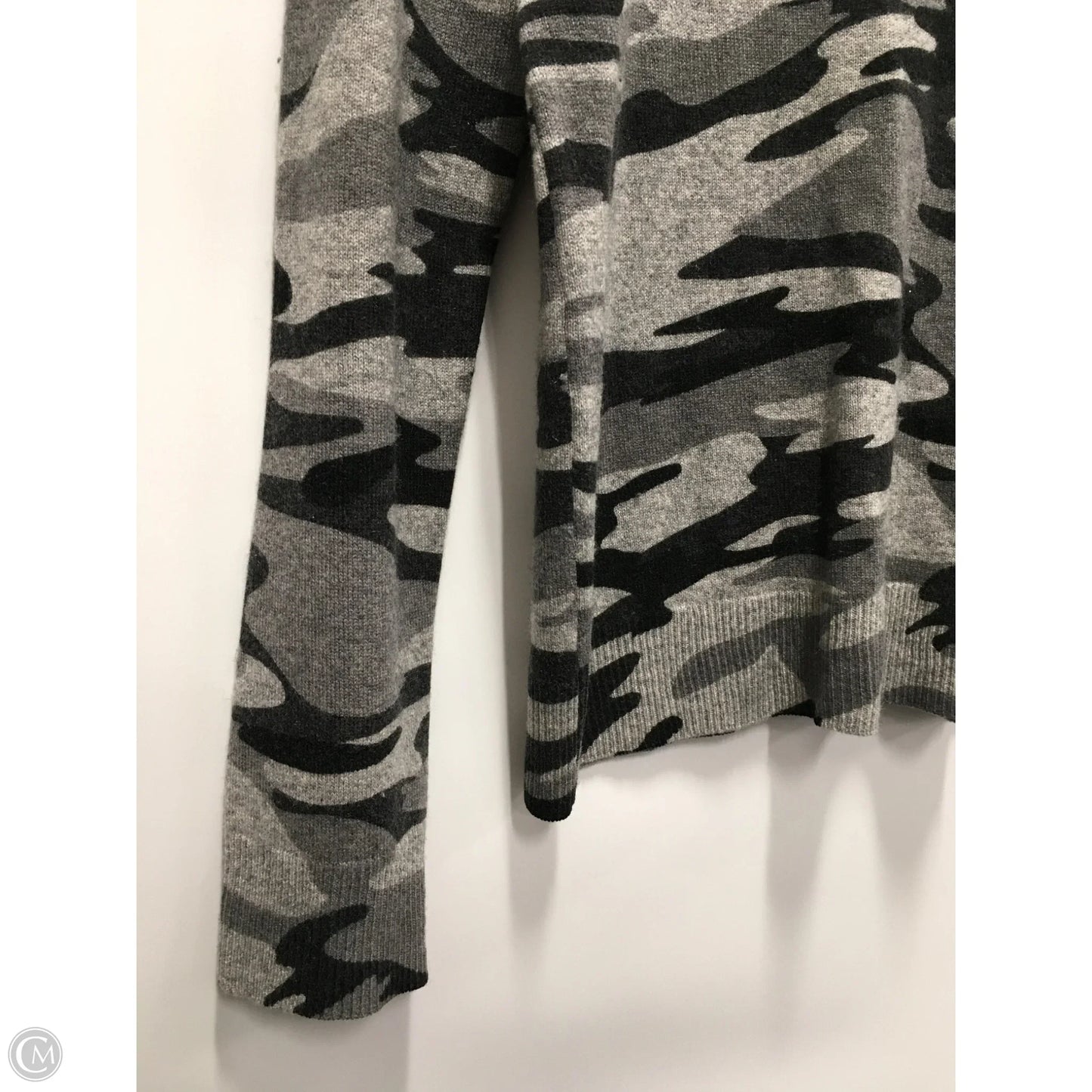 Sweater Cashmere By PLY CASHMERE In Camouflage Print, Size: M
