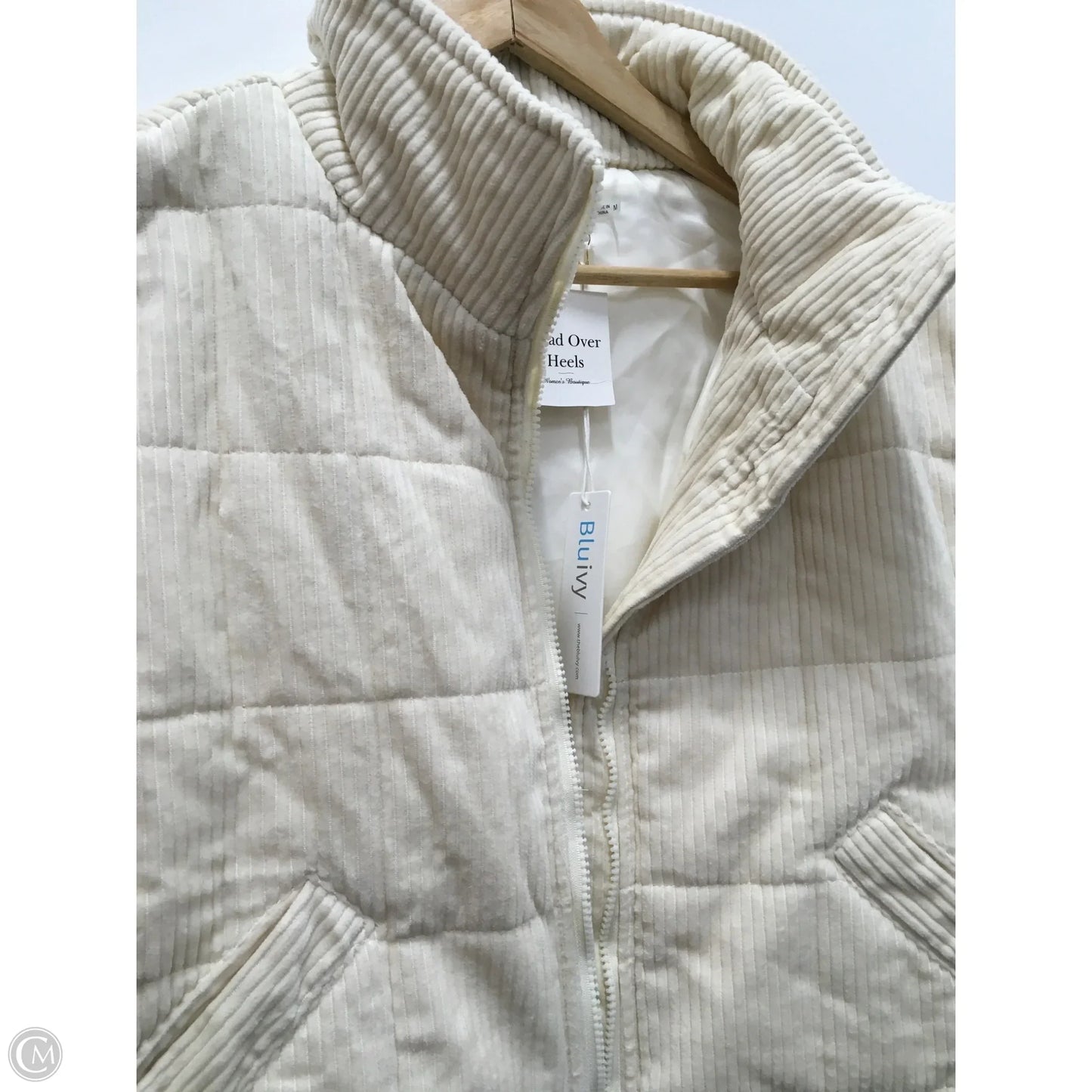 Vest Other By Bluivy In Cream, Size: M