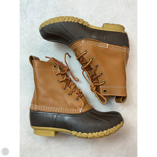 Boots Snow By L.l. Bean In Tan, Size: 7.5