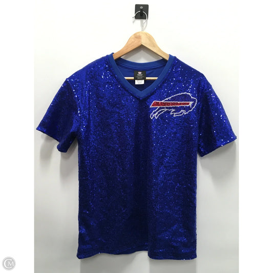 Top Short Sleeve By Nfl In Blue, Size: S