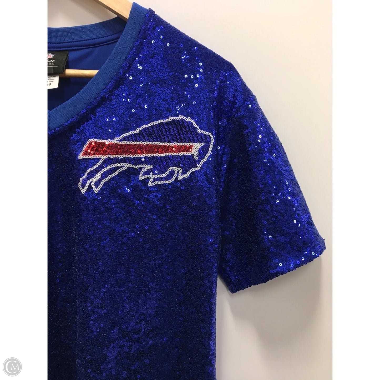 Top Short Sleeve By Nfl In Blue, Size: S