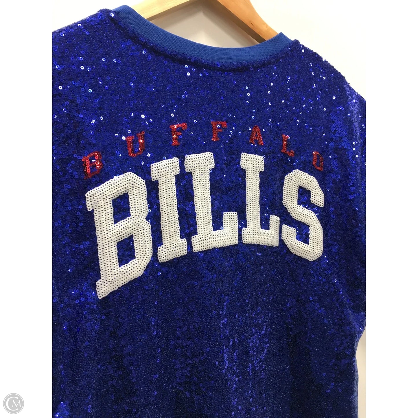 Top Short Sleeve By Nfl In Blue, Size: S