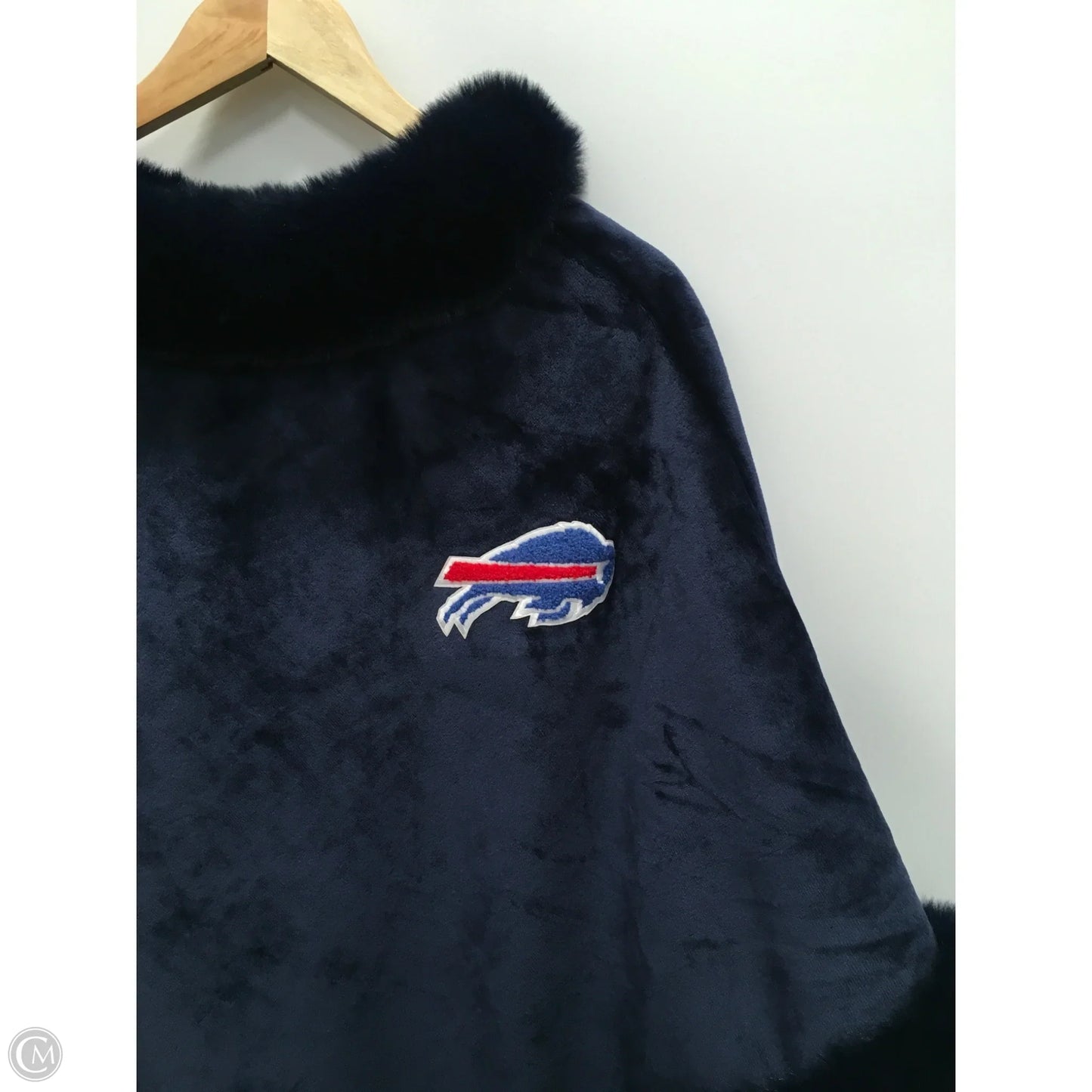 Poncho By Clothes Mentor In Navy, Size: Osfm