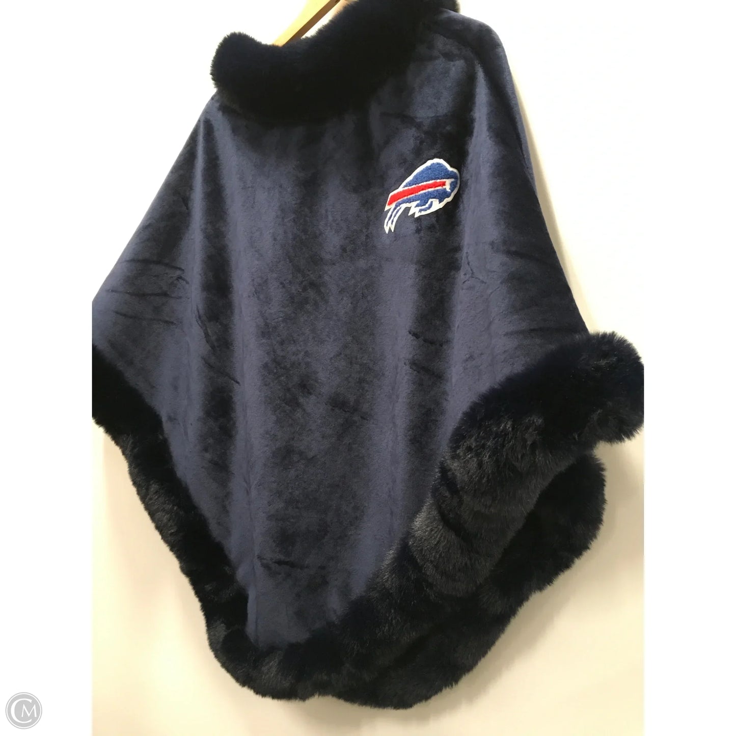 Poncho By Clothes Mentor In Navy, Size: Osfm