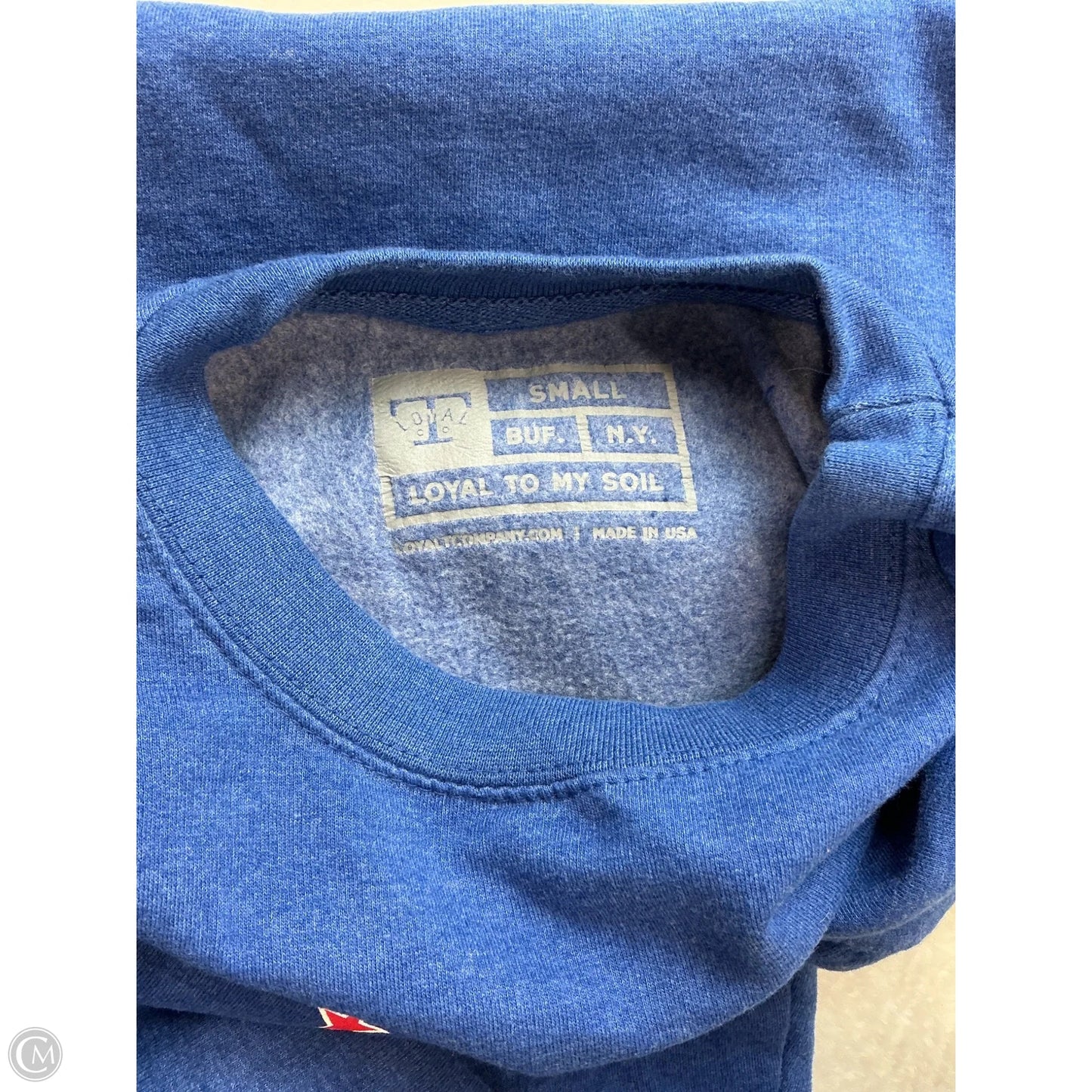 Sweatshirt Crewneck By Clothes Mentor In Blue, Size: S