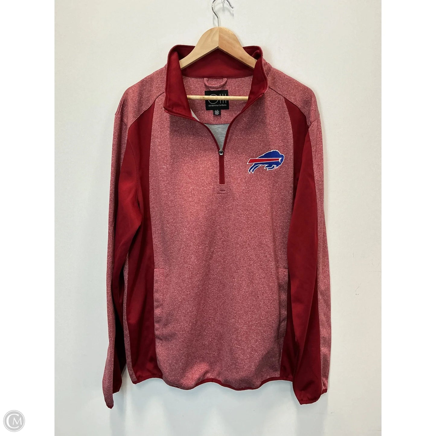 Athletic Jacket By Clothes Mentor In Red, Size: L