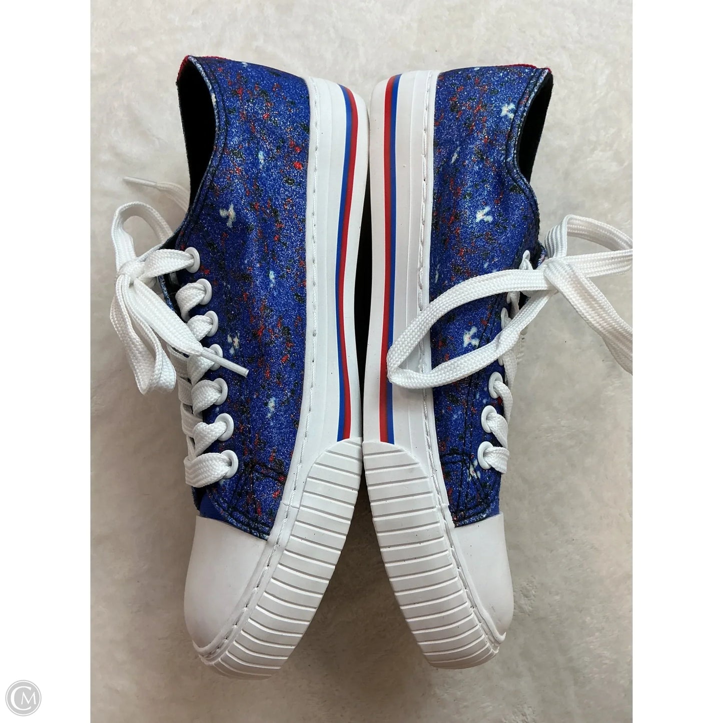 Shoes Sneakers By Clothes Mentor In Blue & Red & White, Size: 6