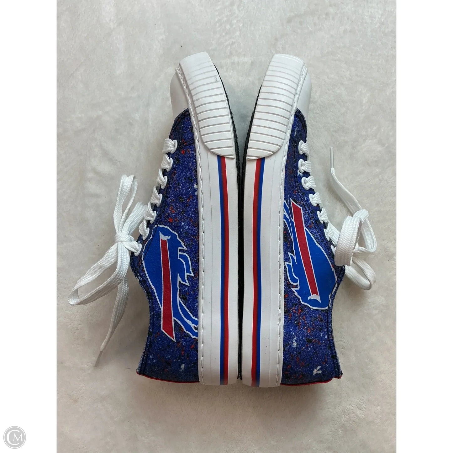 Shoes Sneakers By Clothes Mentor In Blue & Red & White, Size: 6
