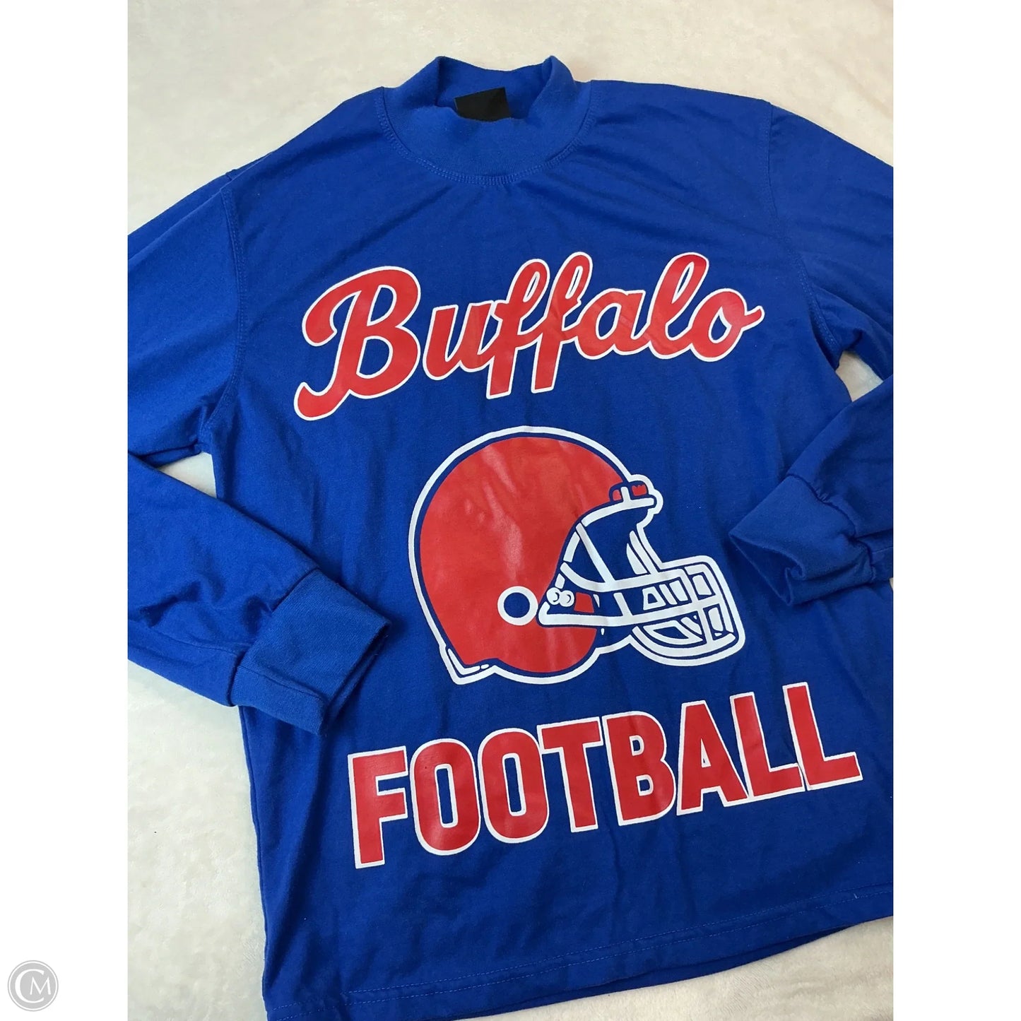Athletic Sweatshirt Crewneck By Clothes Mentor In Blue, Size: S