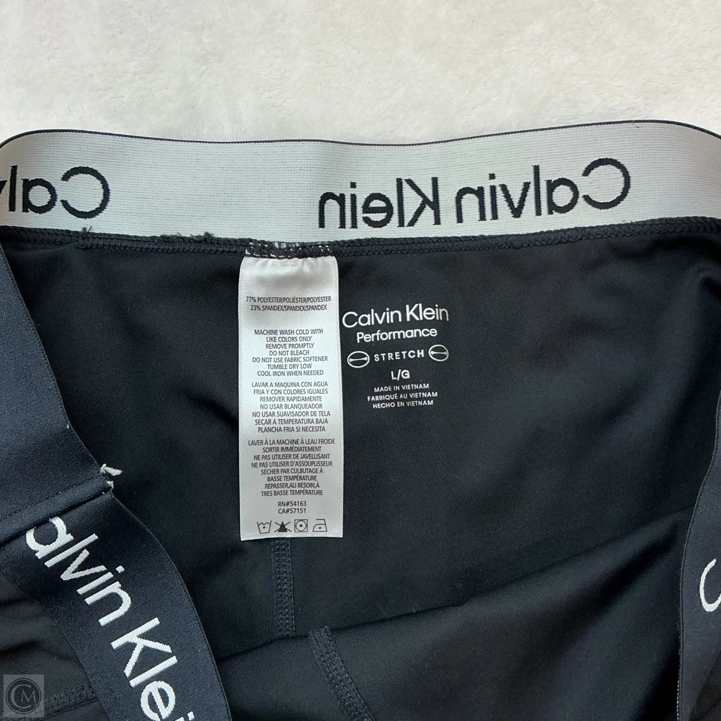 Athletic Skort By Calvin Klein In Black, Size: L