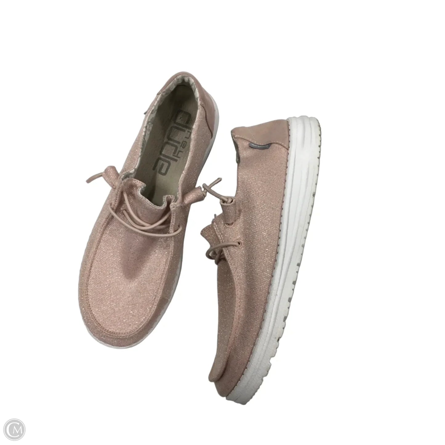 Shoes Flats By Hey Dude In Pink, Size: 9