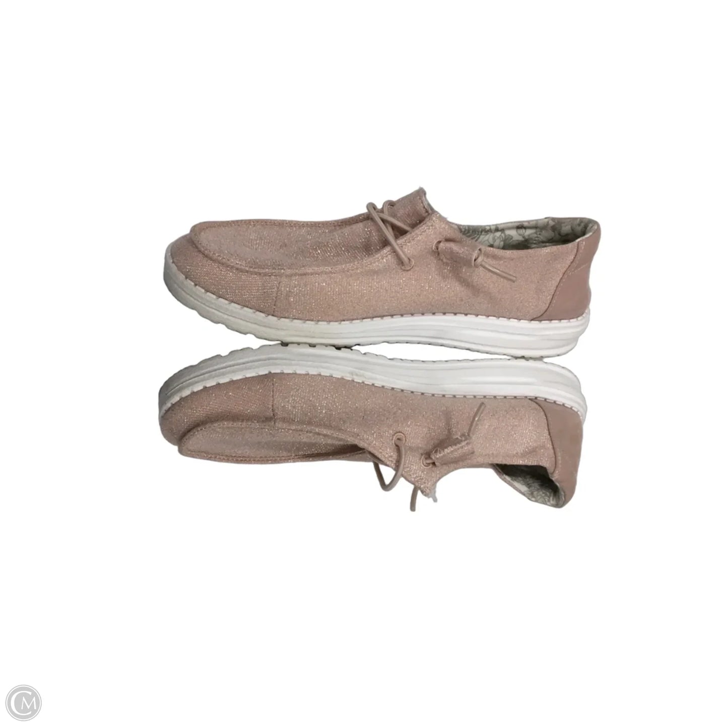 Shoes Flats By Hey Dude In Pink, Size: 9