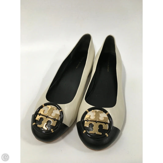 Shoes Designer By Tory Burch In Black & Cream, Size: 6