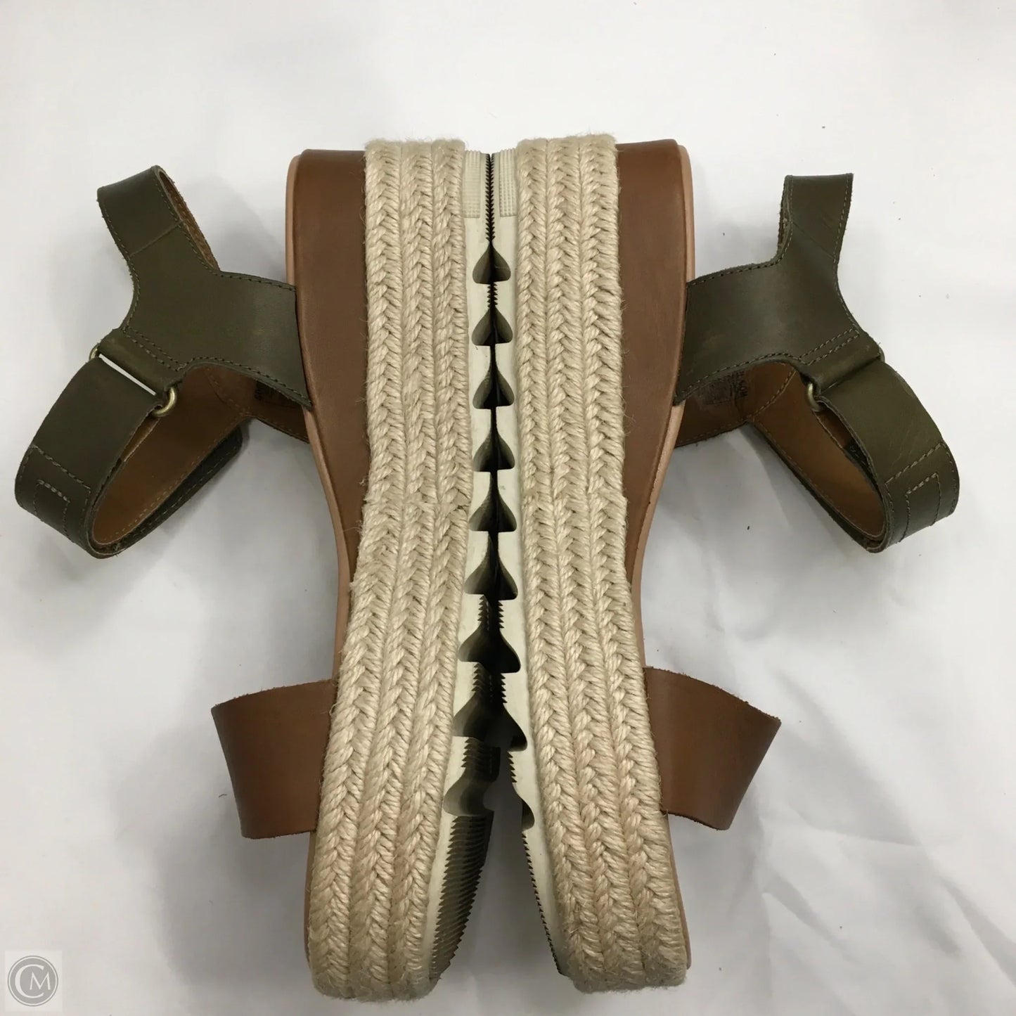 Sandals Heels Wedge By Sorel In Brown, Size: 9