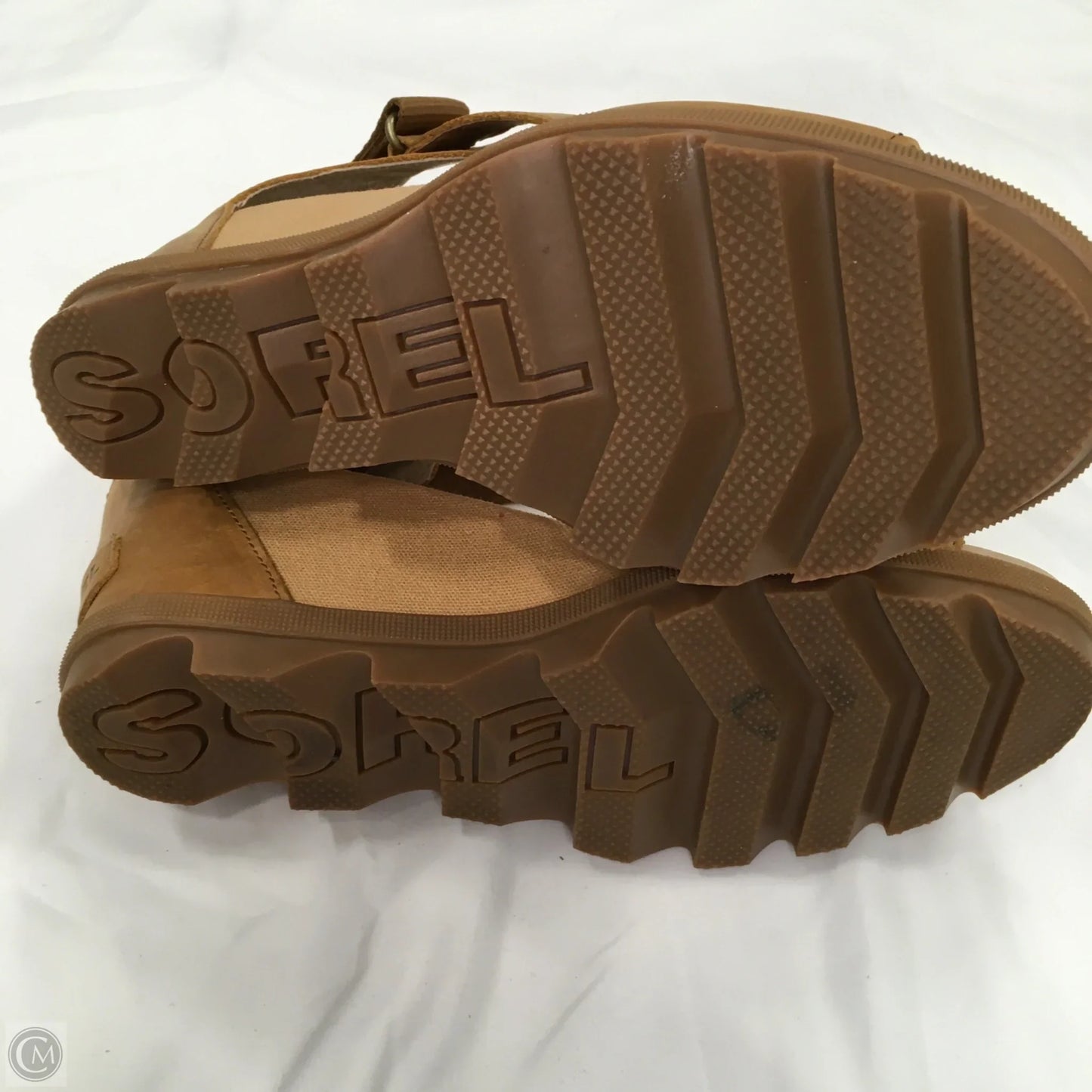 Sandals Heels Wedge By Sorel In Brown, Size: 9