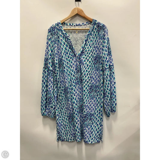 Dress Designer By Lilly Pulitzer In Blue, Size: Xl