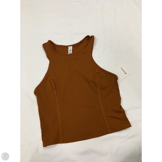 Athletic Tank Top By Lululemon In Orange, Size: M