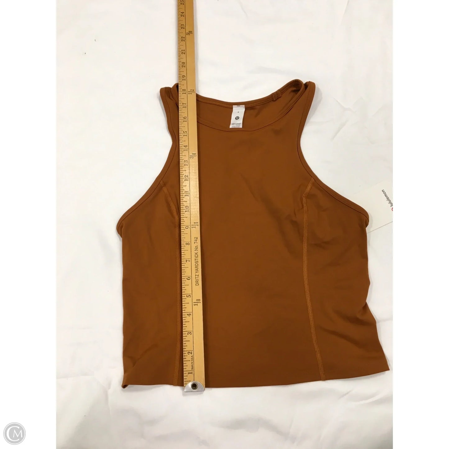 Athletic Tank Top By Lululemon In Orange, Size: M