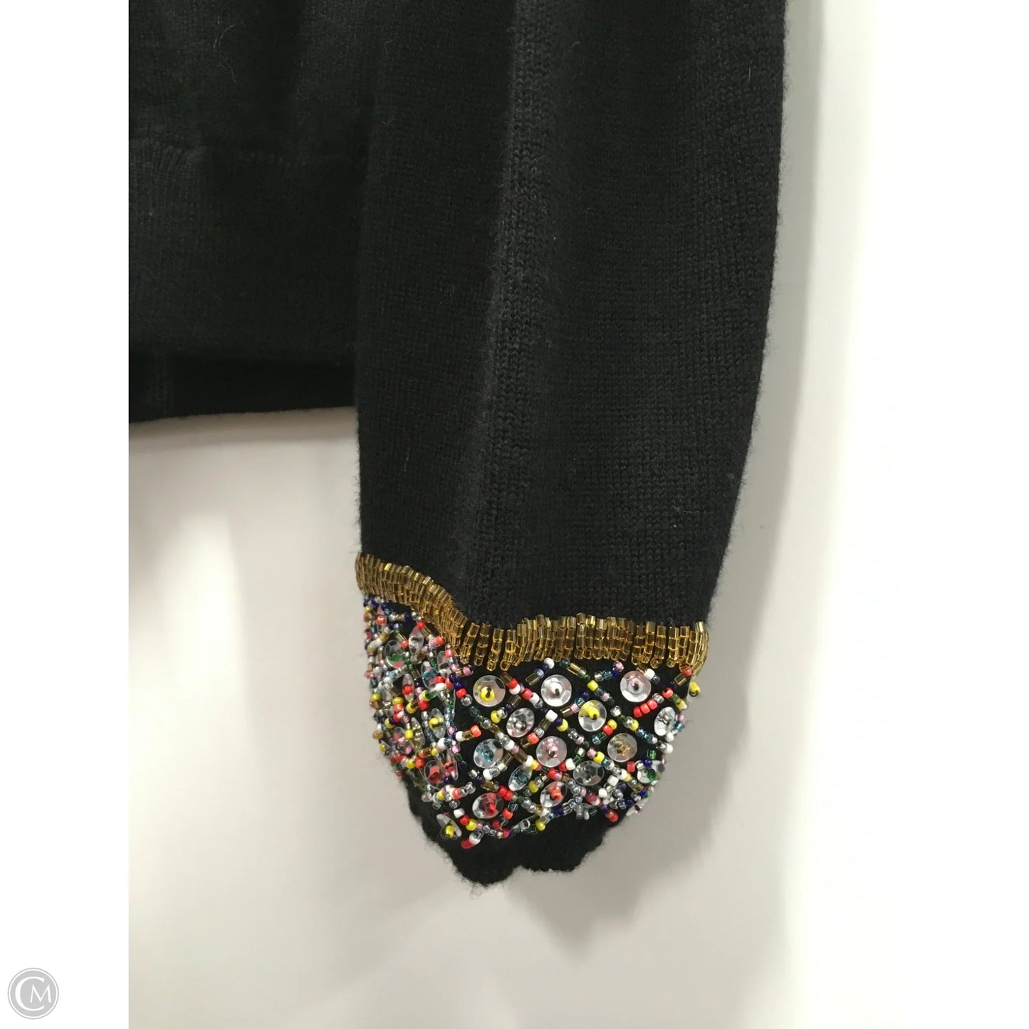 Top Long Sleeve Luxury Designer By Marc Jacobs In Black, Size: M