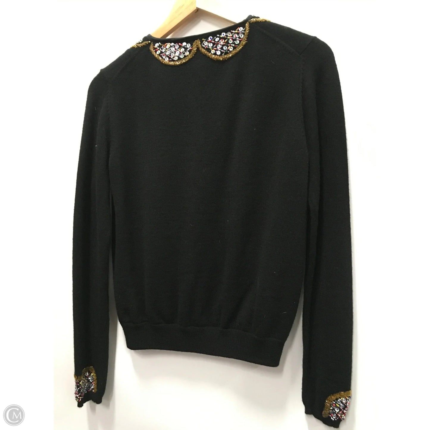 Top Long Sleeve Luxury Designer By Marc Jacobs In Black, Size: M