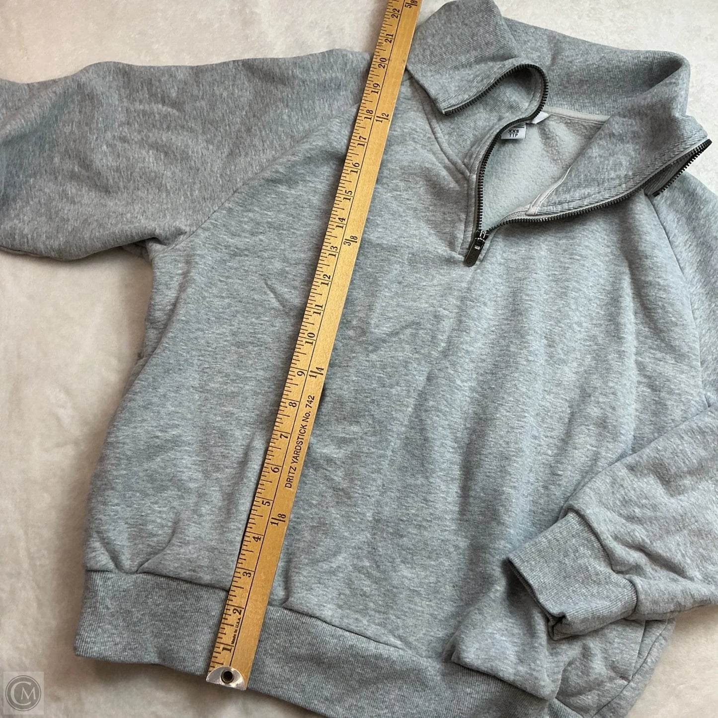 Athletic Jacket By Athleta In Grey, Size: Xxs