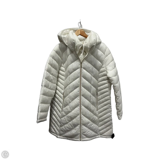 Coat Puffer & Quilted By Michael By Michael Kors In White, Size: Xl