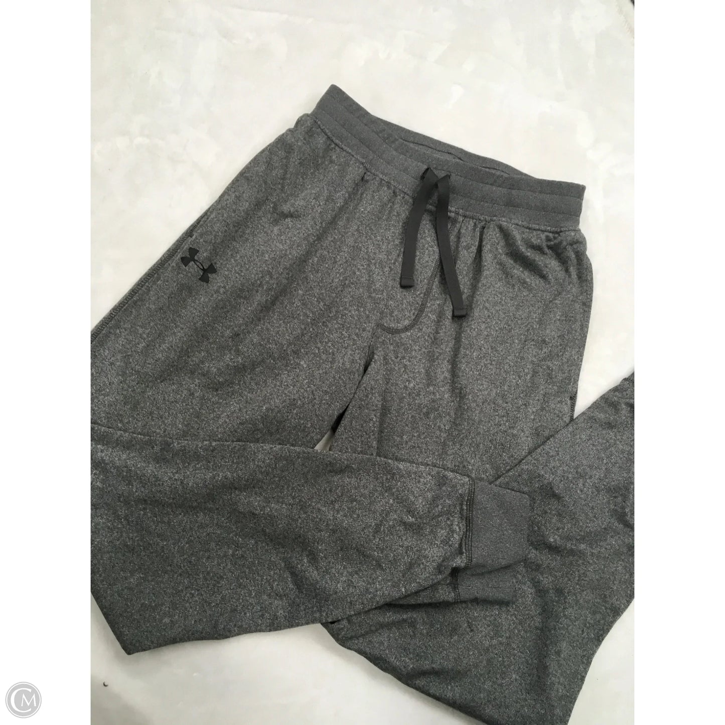 Athletic Pants By Under Armour In Grey, Size: M
