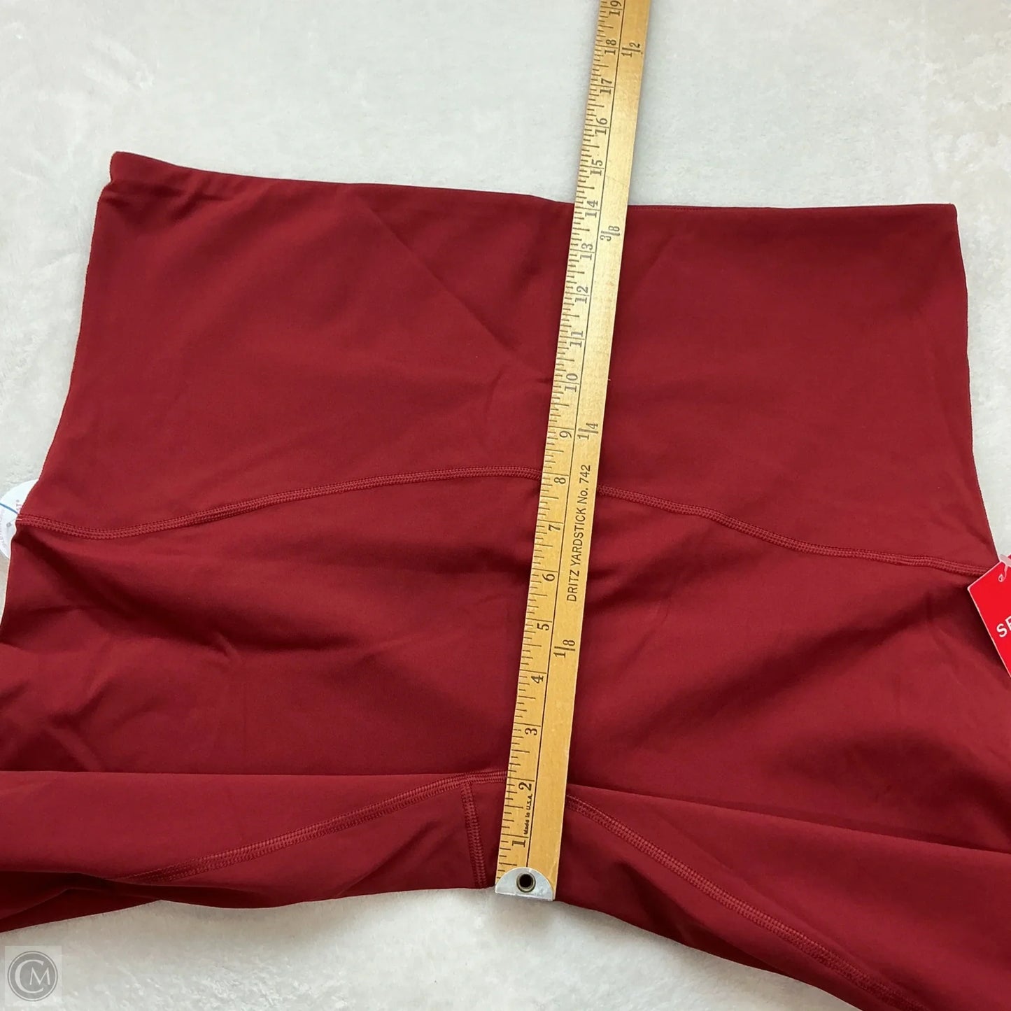 Athletic Leggings By Spanx In Red, Size: 3x