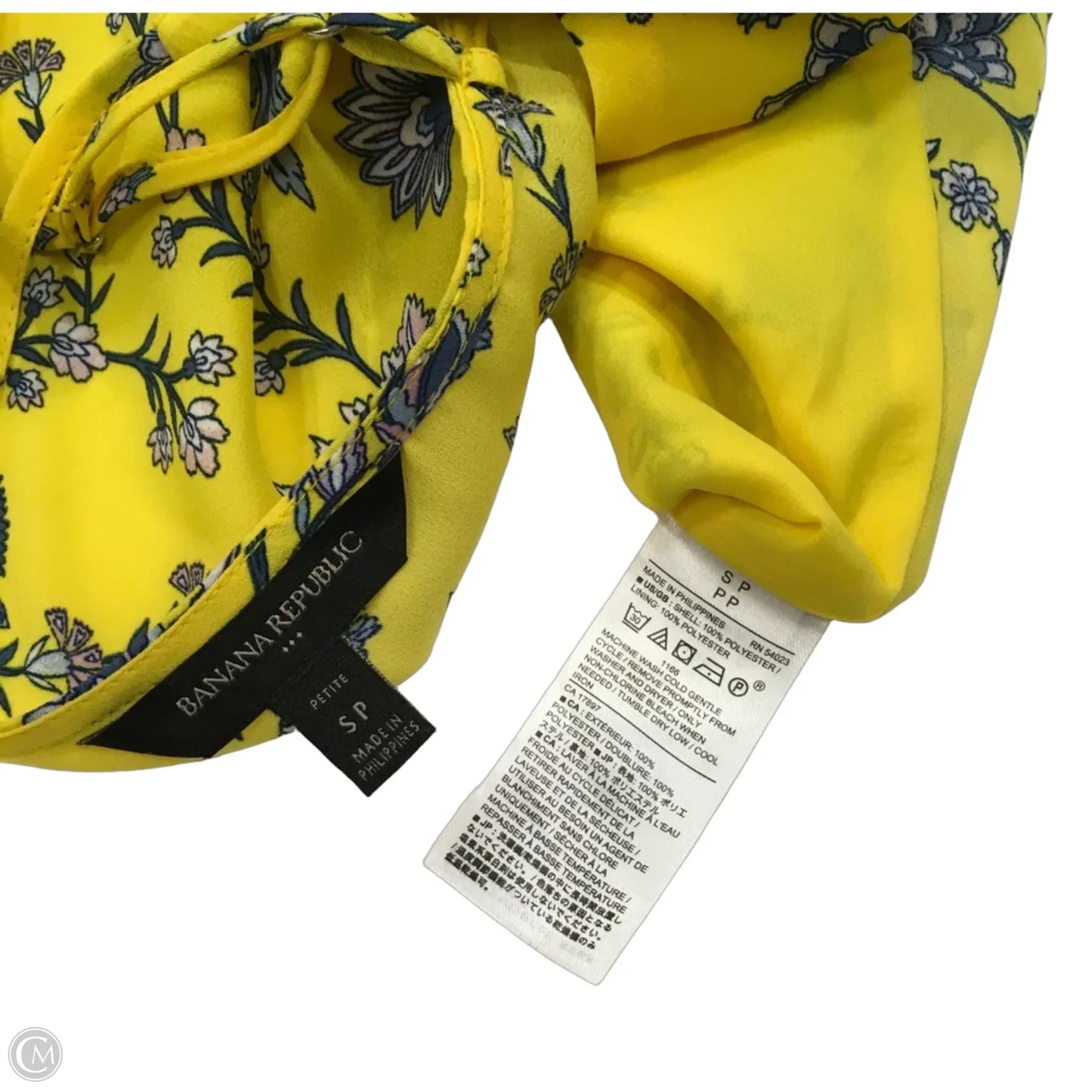 Top Sleeveless By Banana Republic In Floral Print, Size: Sp