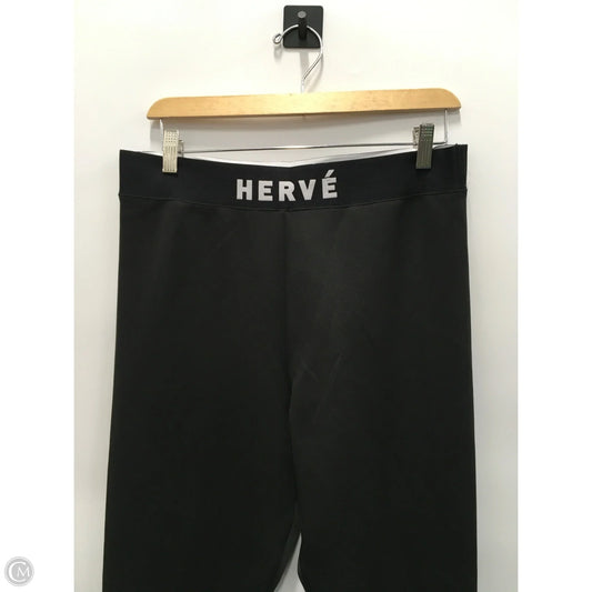 Pants Luxury Designer By Herve Leger In Black, Size: L