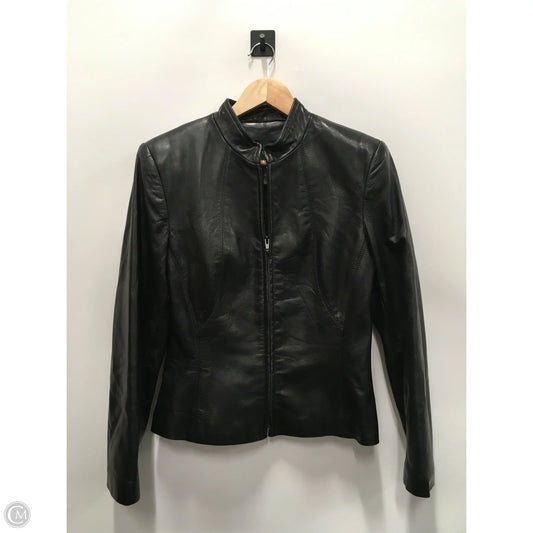 Jacket Leather By Danier In Black, Size: 10