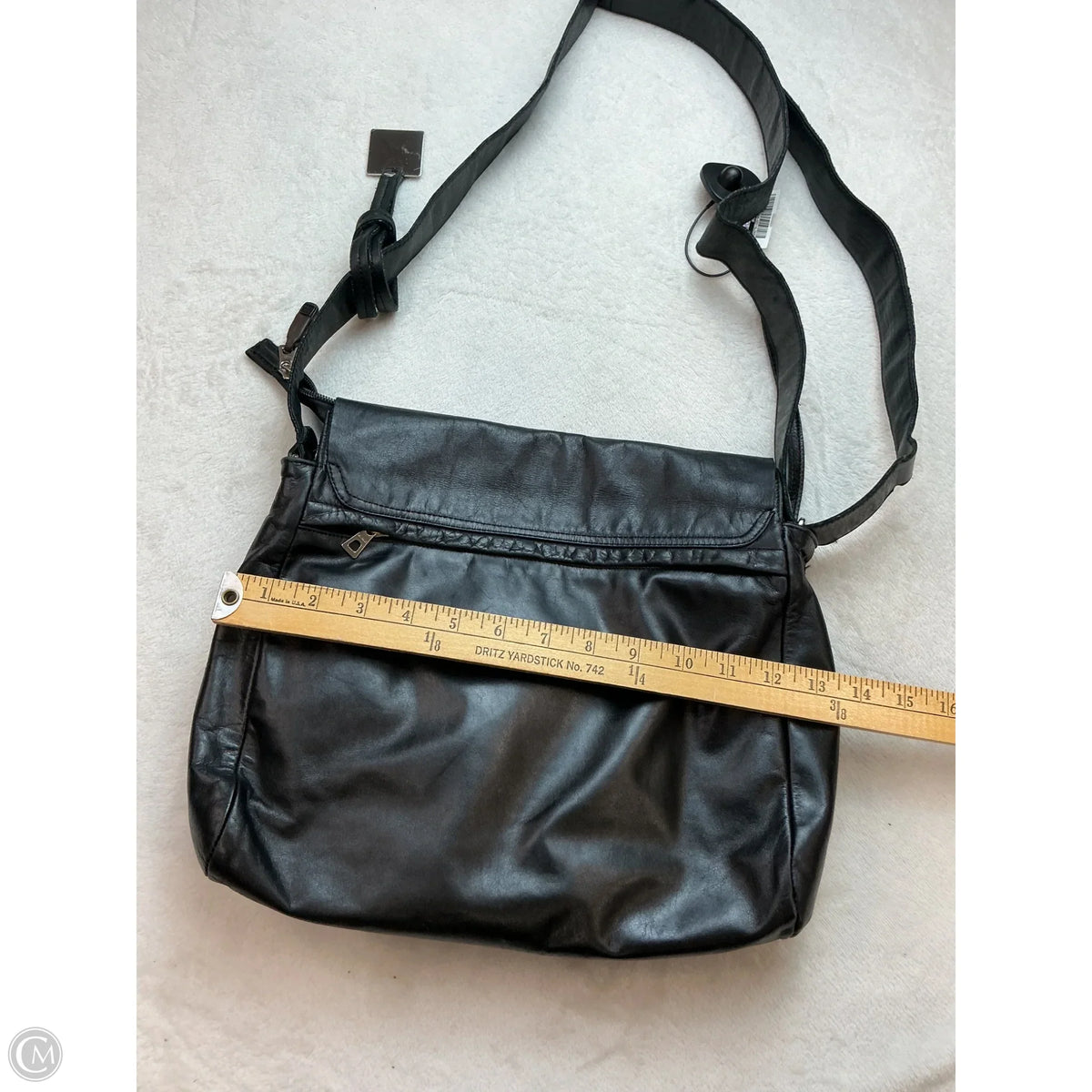 Handbag Leather By Clothes Mentor, Size: Medium