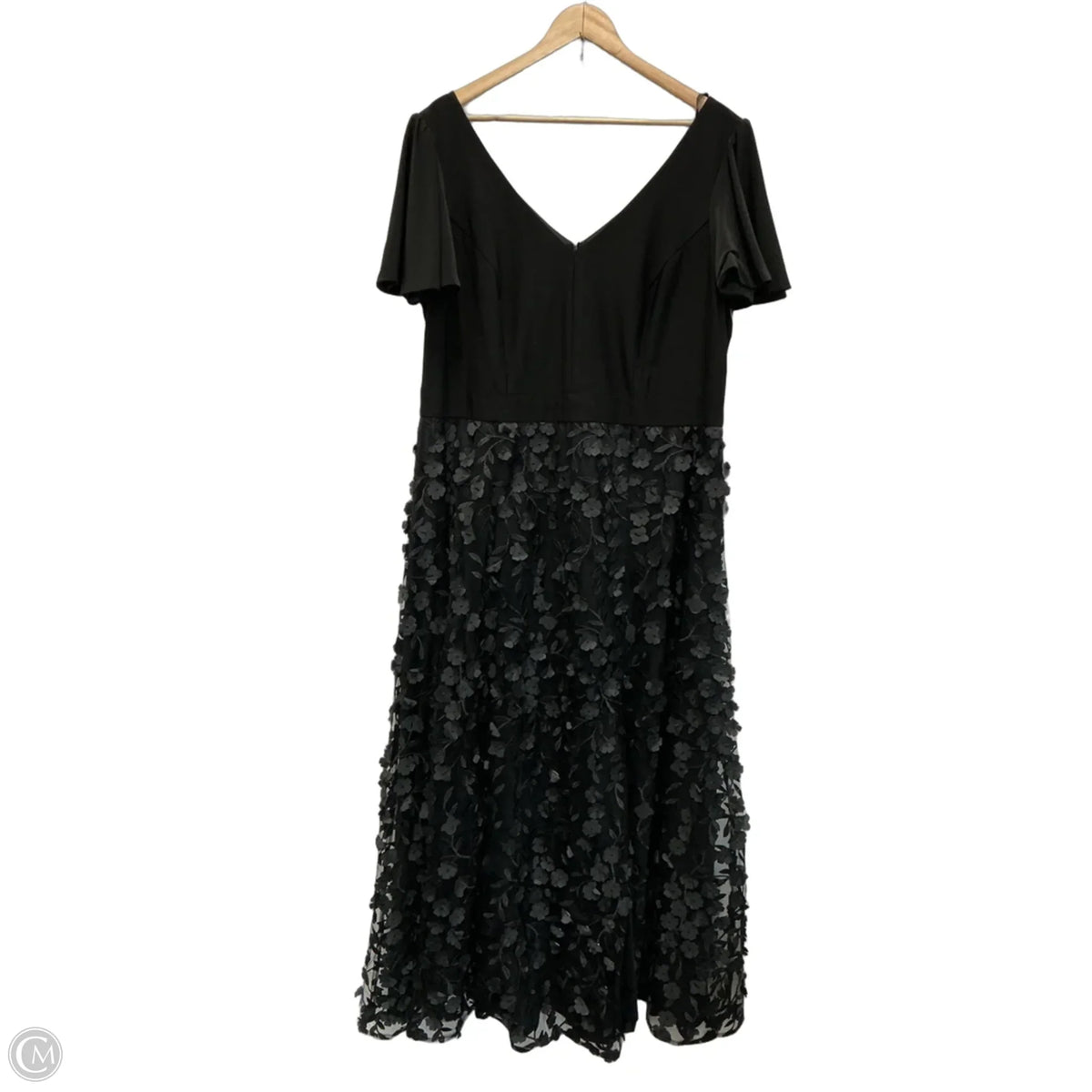 Dress Designer By Xscape In Black, Size: 18