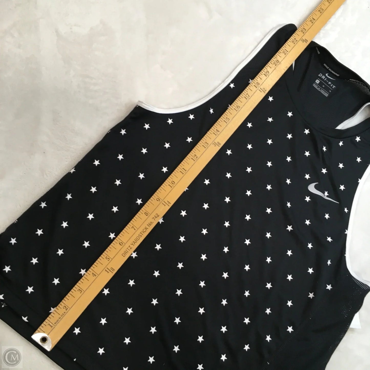Tank Top By Nike In Black & White, Size: M