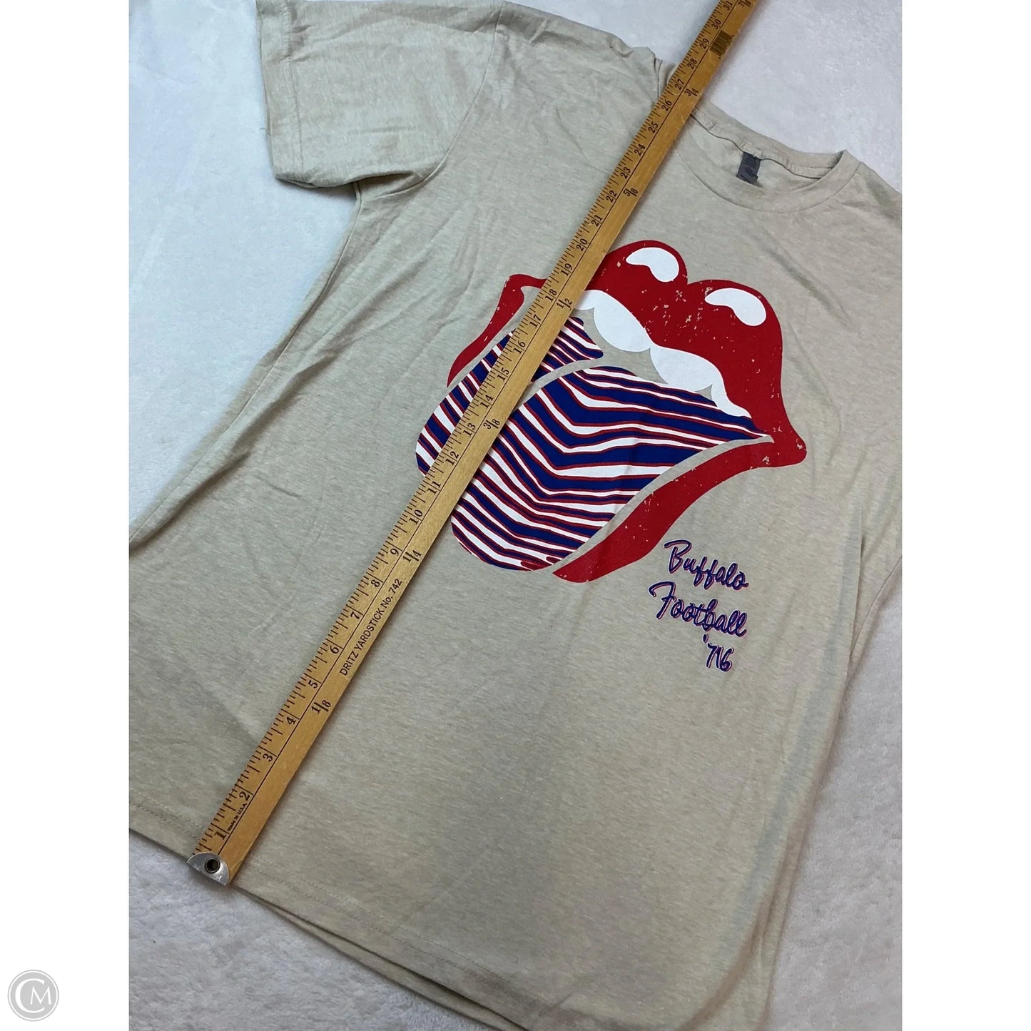 Top Short Sleeve By Clothes Mentor In Brown & Red, Size: M