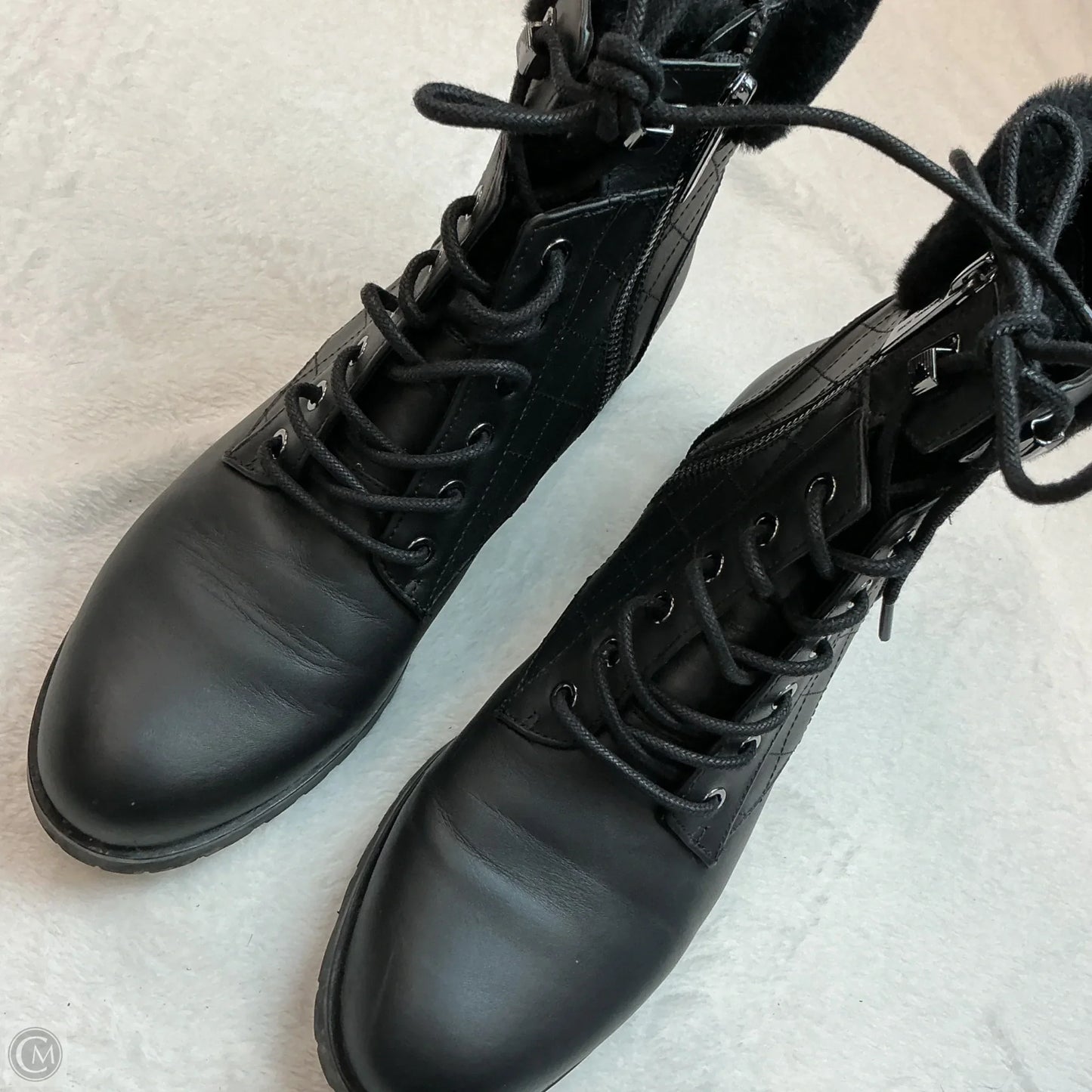 Boots Ankle Heels By Michael By Michael Kors In Black, Size: 8