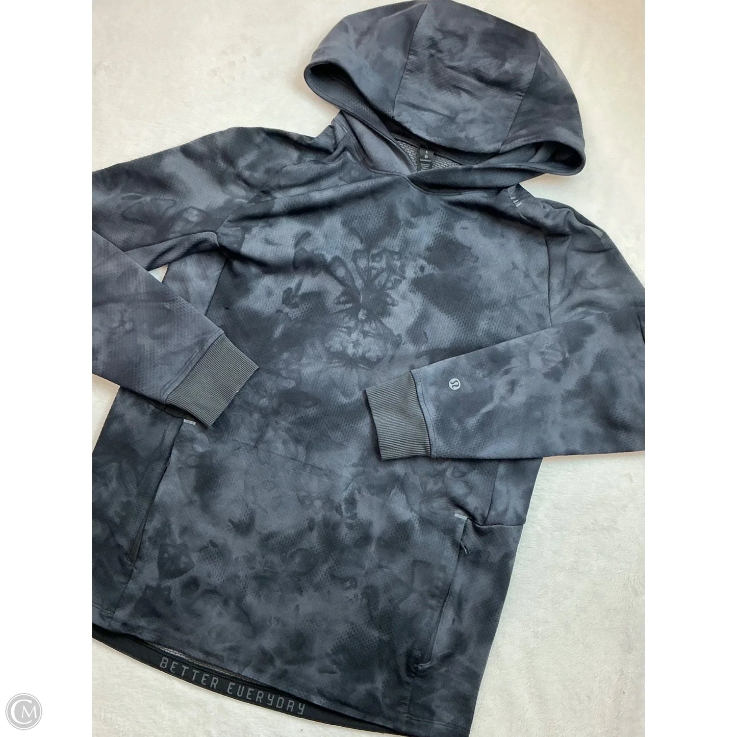 Athletic Sweatshirt Crewneck By Lululemon In Grey, Size: S