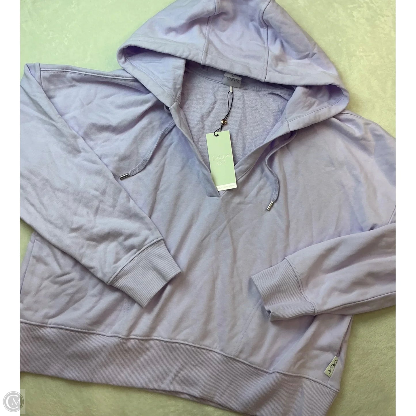 Athletic Sweatshirt Hoodie By Calia In Purple, Size: M