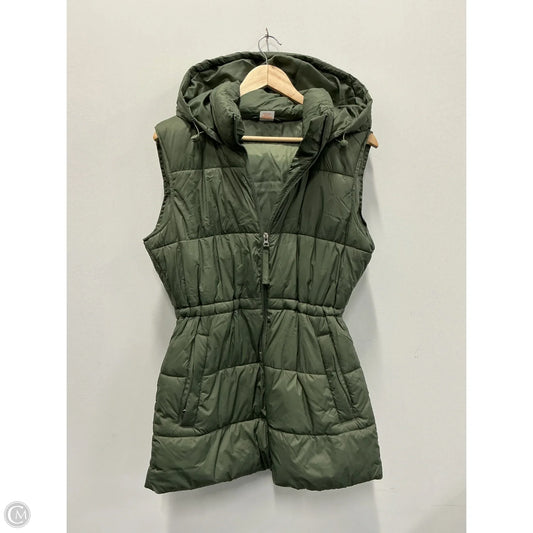 Vest Puffer & Quilted By Clothes Mentor In Green, Size: S