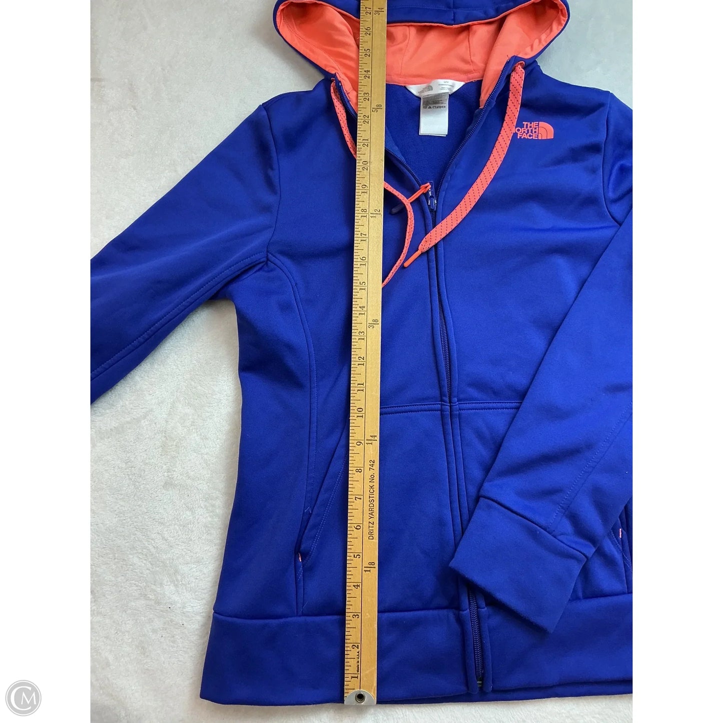 Athletic Jacket By The North Face In Blue, Size: M