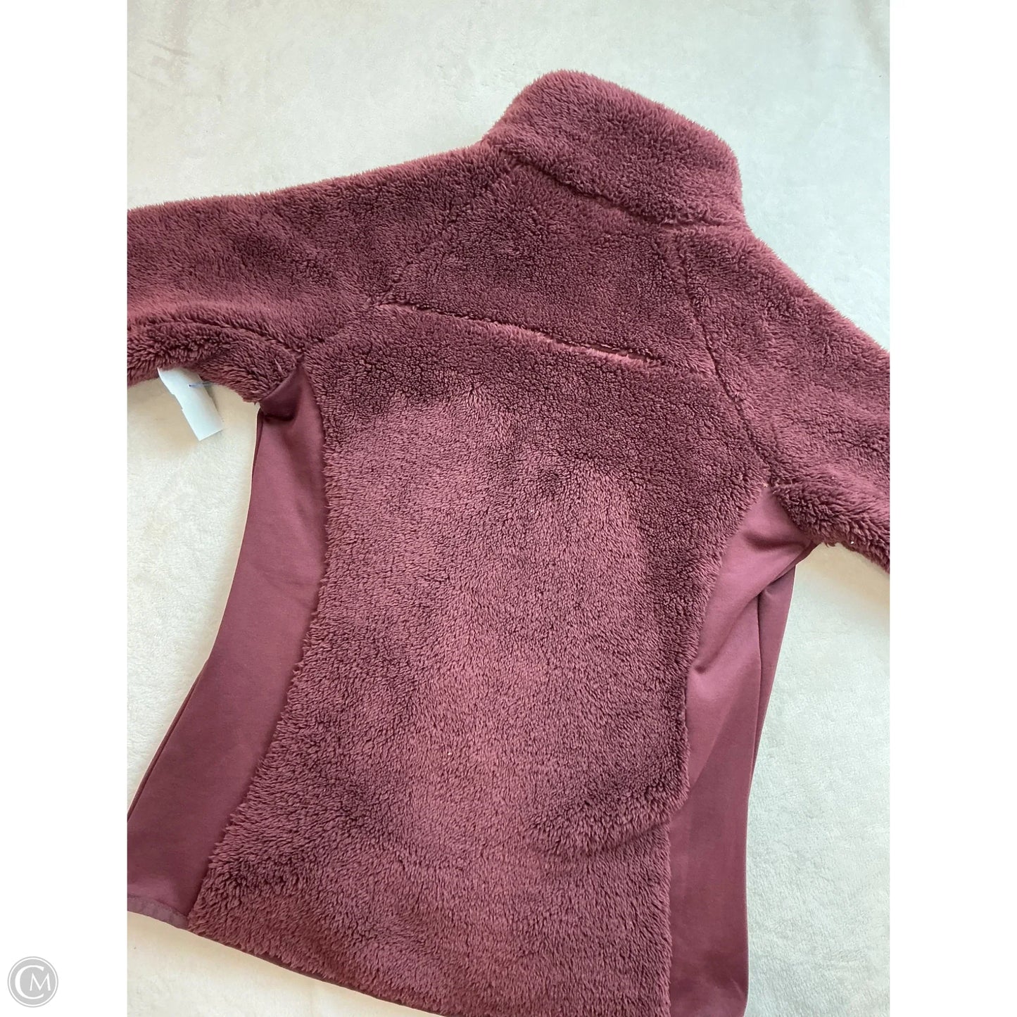 Jacket Fleece By Columbia In Maroon, Size: Xs