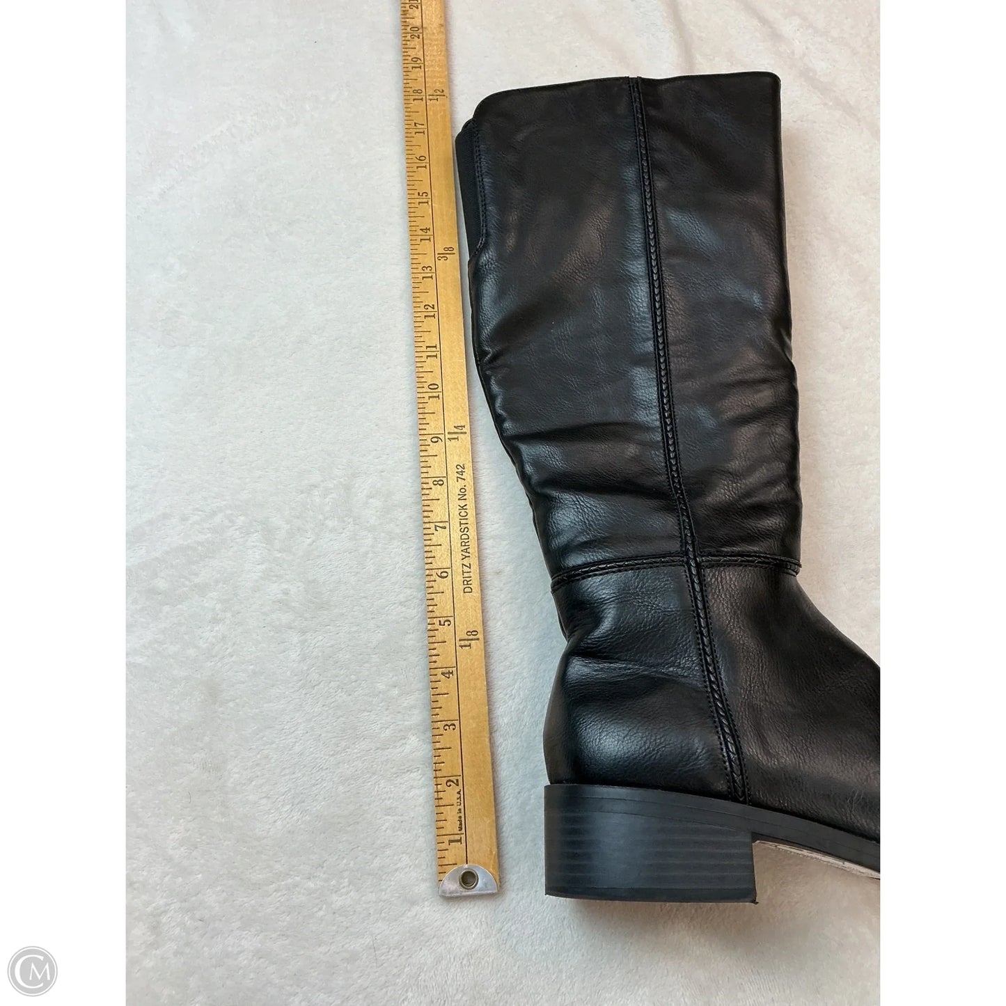 Boots Mid-calf Heels By Frye And Co In Black, Size: 9.5