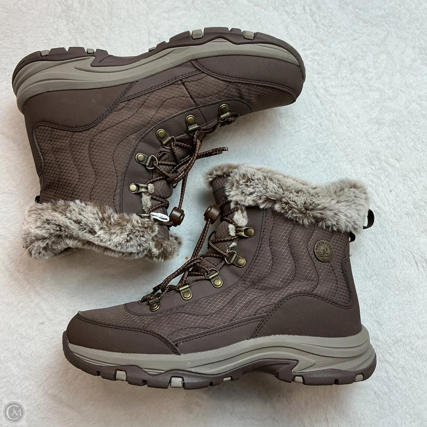 Boots Snow By Skechers In Brown, Size: 9