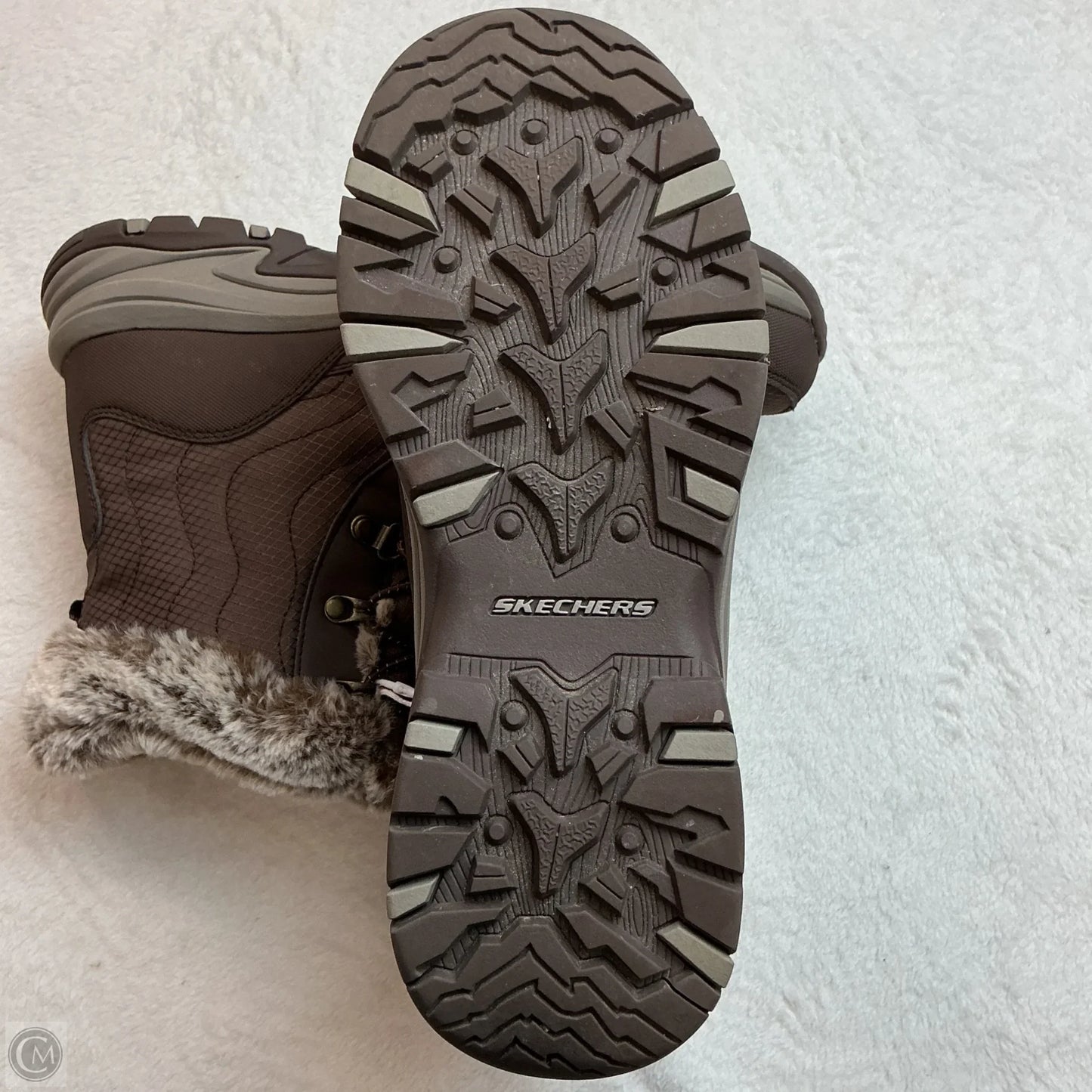 Boots Snow By Skechers In Brown, Size: 9