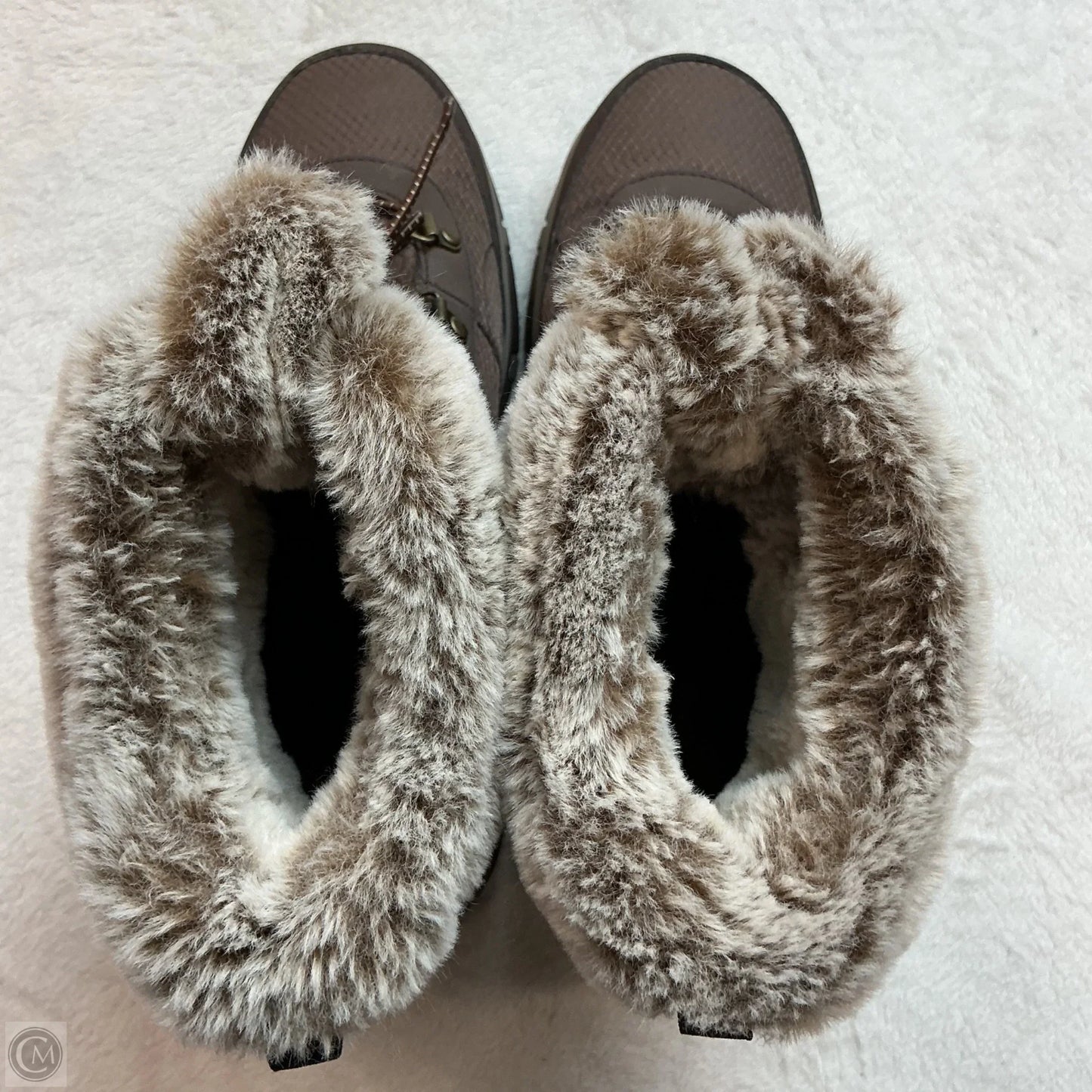Boots Snow By Skechers In Brown, Size: 9
