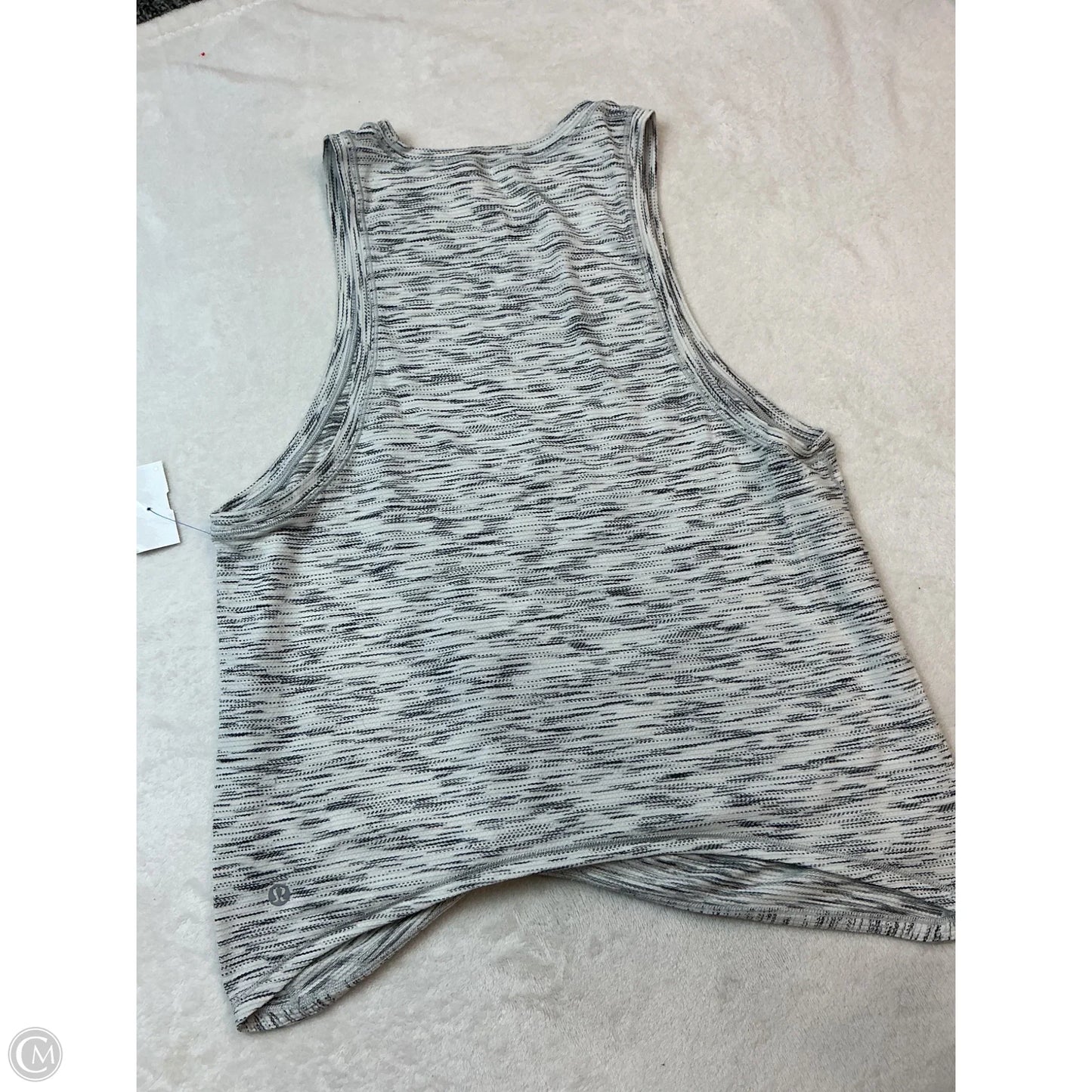 Athletic Tank Top By Lululemon In Grey, Size: L