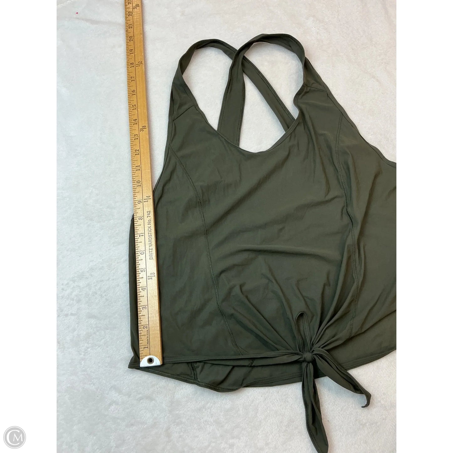 Athletic Tank Top By Lululemon In Green, Size: L