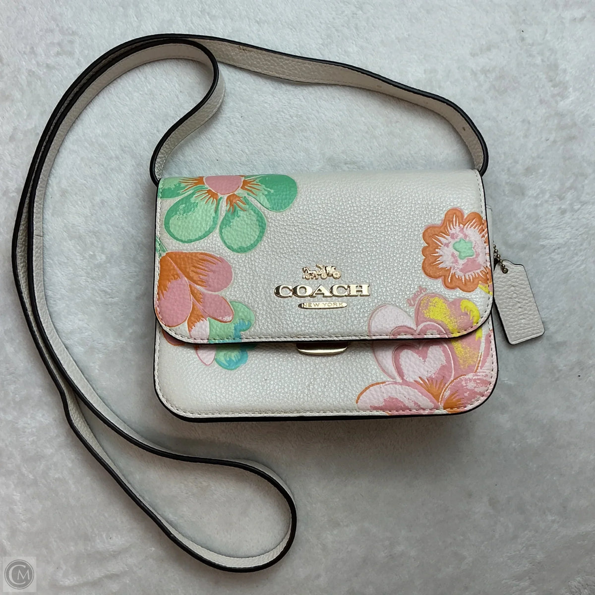 Crossbody Designer By Coach, Size: Small