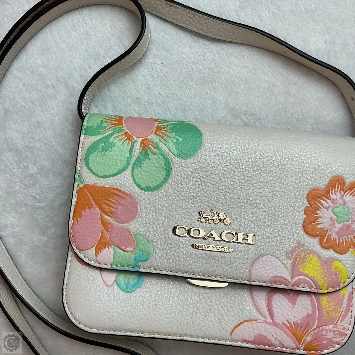Crossbody Designer By Coach, Size: Small